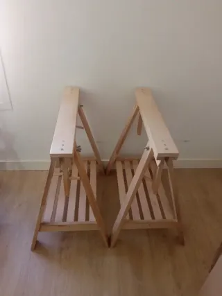 Caballetes de madera para mesa escritorio