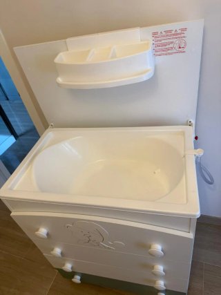 Cambiador bañera bebé