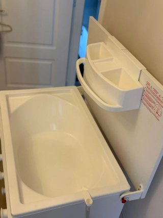 Cambiador bañera bebé