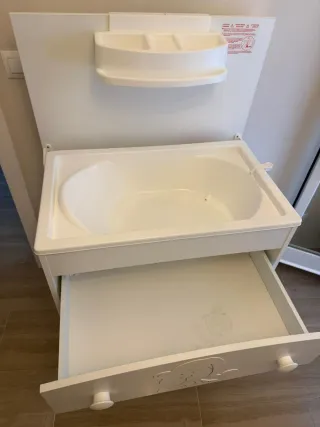 Cambiador bañera bebé