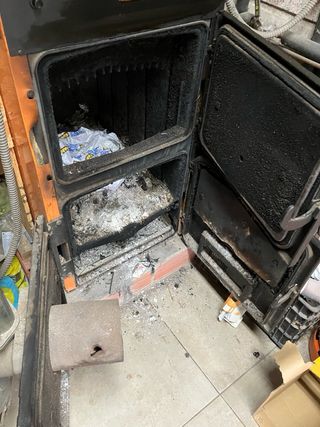 Caldera Pellet y leña Ferroli