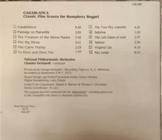 Lote 7 CDs BSO Música de Cine