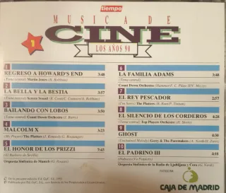 Lote 7 CDs BSO Música de Cine