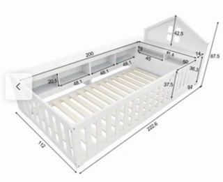 Cama Infantil de Madera ESTILO MONTESSORI