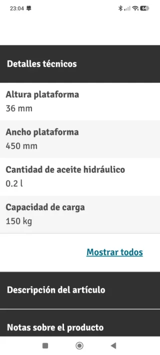 Mesa elevadora Jungheinrich