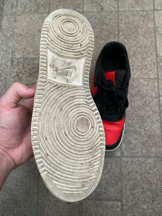 Tênis Nike Ebernon Low Preto e Vermelho