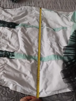 Vestido de gitana negro y turquesa