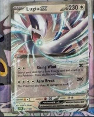 Carta Pokémon Lugia EX 230 HP TCG