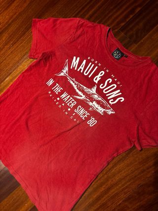 Maglietta Maui & Sons Rossa Taglia L
