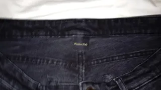 Pantalón vaquero negro Massimo Dutti mujer