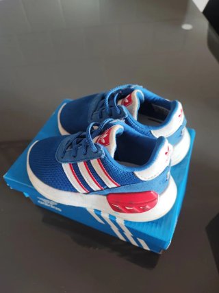 Tênis Adidas Infantil Azul Tam. 22