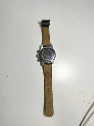 Reloj Cronógrafo Hombre Negro/Plata