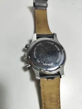 Reloj Cronógrafo Hombre Negro/Plata