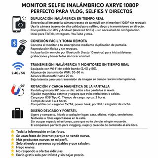 Monitor Inalámbrico para Smartphone - Nuevo