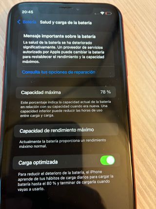 iPhone XR 64GB Rojo con Caja Original