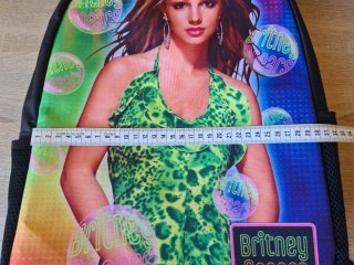 Mochila Britney Spears Nueva Color Negro Grande