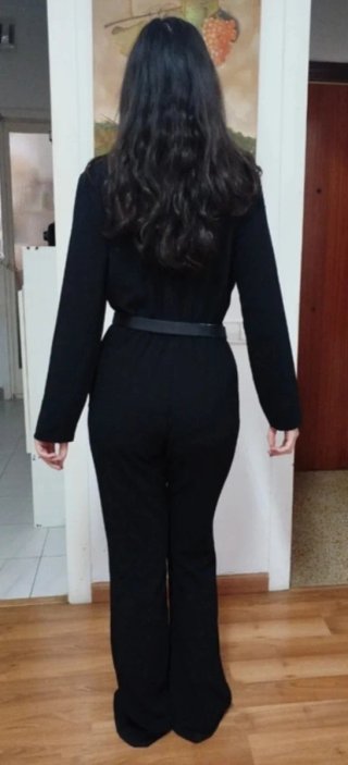 Mono pantalón negro
