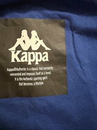 Camiseta Kappa Talla S azul