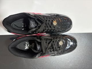Zapatillas Bape Negras y Rojas Charol