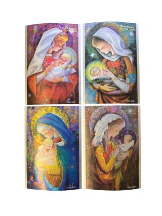 Set 16 Cartoline Natale Edizioni Saemec Anni '70