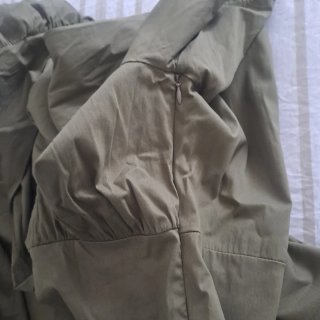 Vestito lungo Milva.Mi donna tg.M verde oliva