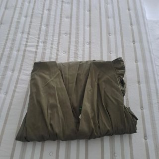 Vestito lungo Milva.Mi donna tg.M verde oliva