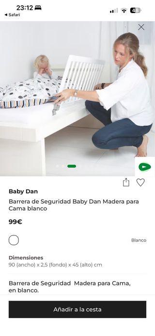 Barrera de Cama Infantil Baby Dan
