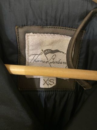 Gabardina Burberry Negra Talla XS