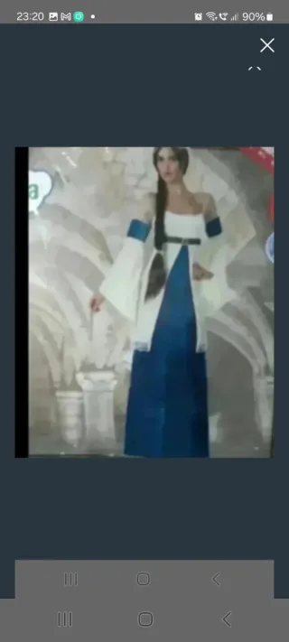 Disfraz Medieval Reina Cristiana época