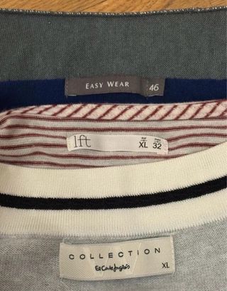 Lote camisetas manga larga mujer de marcas