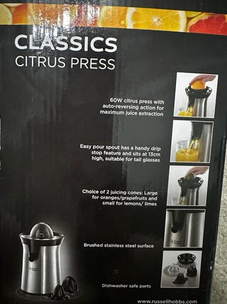 Russell Hobbs Exprimidor Eléctrico Acero Inox