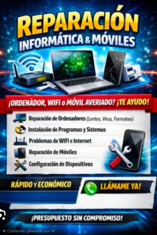 servicio tecnico movil pc tablet consola televisio
