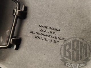 Fibbia Cintura Harley Davidson born to ride