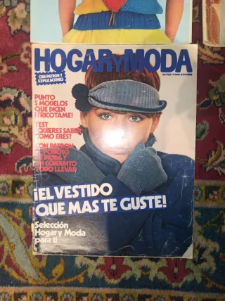 Dos Revistas Ama y una revista Hogar y Moda