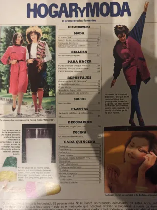 Dos Revistas Ama y una revista Hogar y Moda