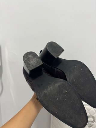 Stivali ankle boots marrone taglia EUR 38 di Zara