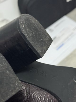 Stivali ankle boots marrone taglia EUR 38 di Zara