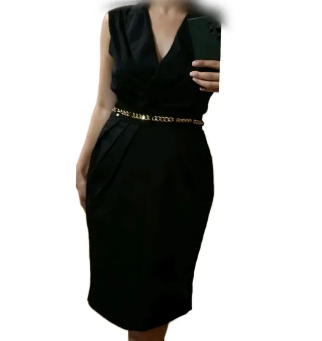 : Abito Elisabetta Franchi Passepartout Nero