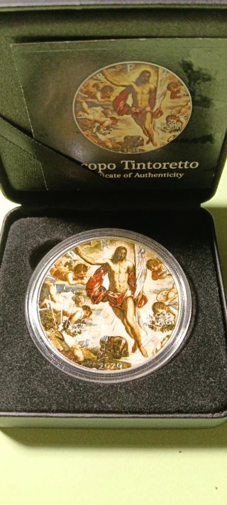 Onza Plata Liberty USA coloreada 2020 Edición Limi