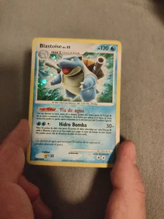 Pack Cartas Pokémon Gardevoir y Blastoise 2007/08.