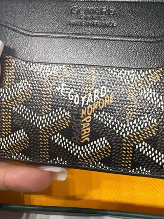 Portacarte Goyard Nero/Marrone