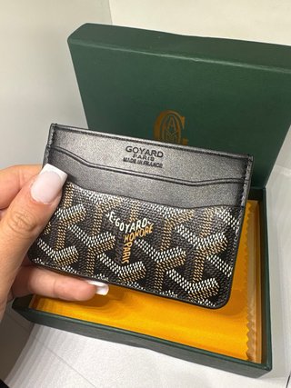 Portacarte Goyard Nero/Marrone