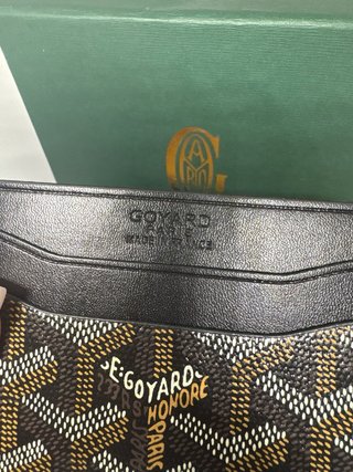 Portacarte Goyard Nero/Marrone