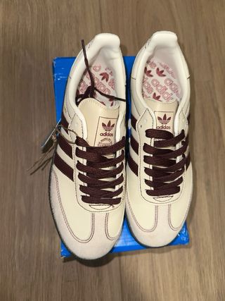 Zapatillas Adidas Samba Beige/Morado