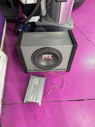 Subwoofer y Amplificador MTX 250W RMS
