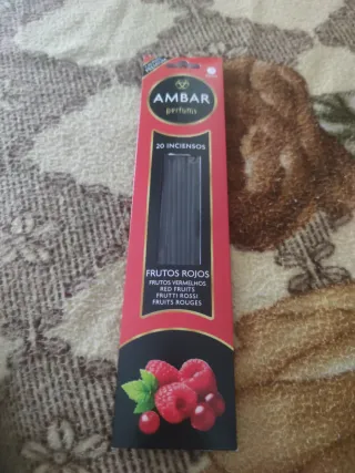 Inciensos Ambar Frutos Rojos 20 uds