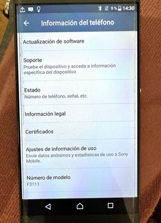Sony Xperia XA + Cargador Sony