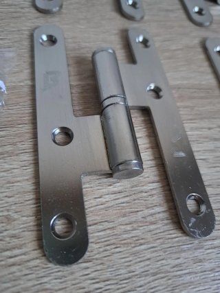 4 bisagras H izquierda + tornillos