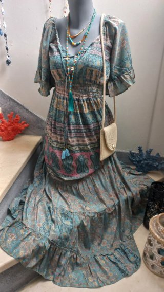 Vestido Boho Estampado