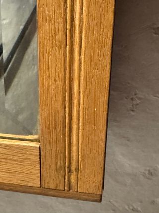 Espejo antiguo madera y cristal
